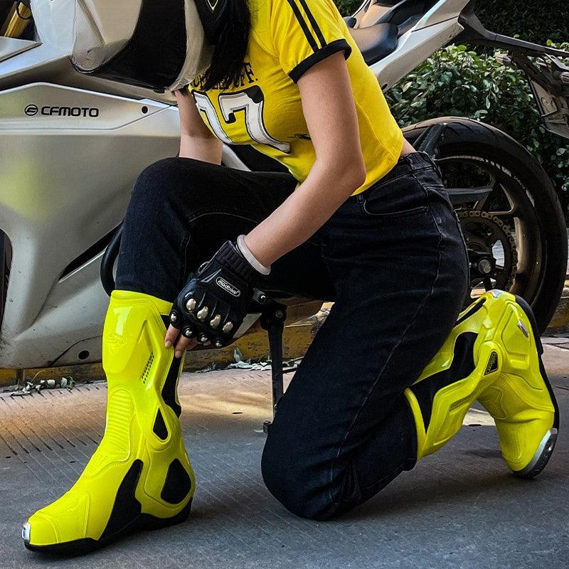 BENKIA™ Titanium Alloy Motorcycle Riding Boots