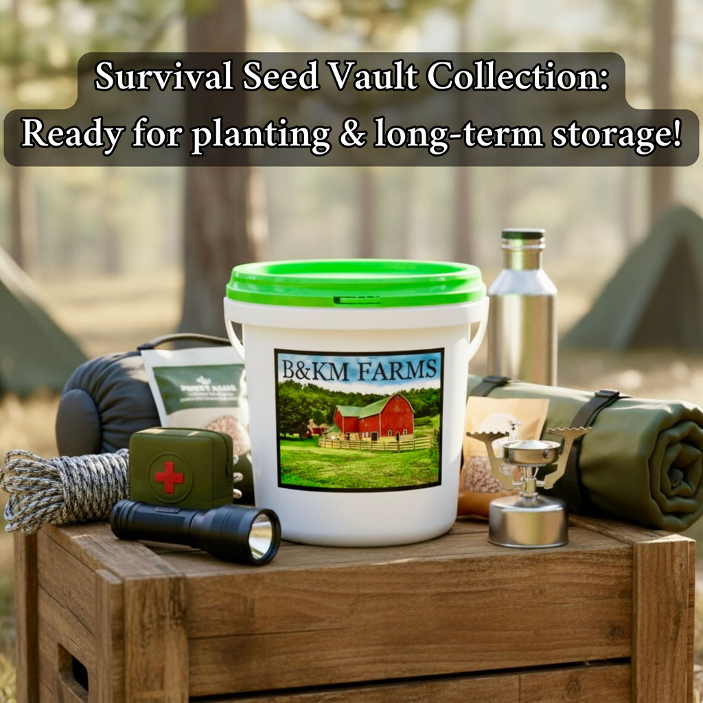 20 Vegetable Seed Packets- Survival Seed Vault, 10,000+ Seeds