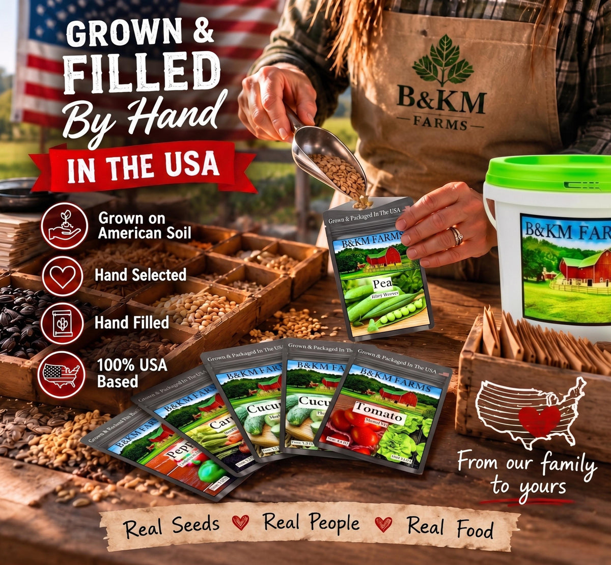 20 Vegetable Seed Packets- Survival Seed Vault, 10,000+ Seeds