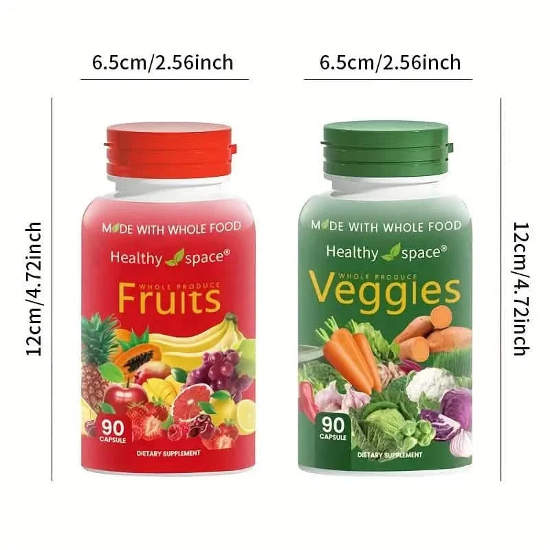 2-Pack: Balance Of Nature Fruit & Vegetables Food Supplement